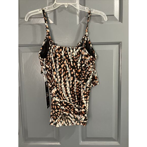 MAGICSUIT Tankini Swim Top Chloe Tiered Natural Wonder Size 8 $126 - NWT - Picture 4 of 8